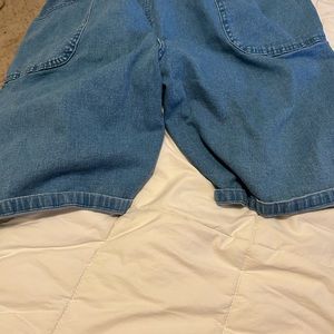 Women plus size blue jean shorts